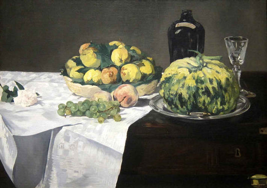 Melon and Peaches by Edourd Manet 1866