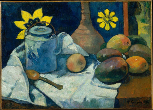 Still Life with Teapot by Paul Gauguin 1896