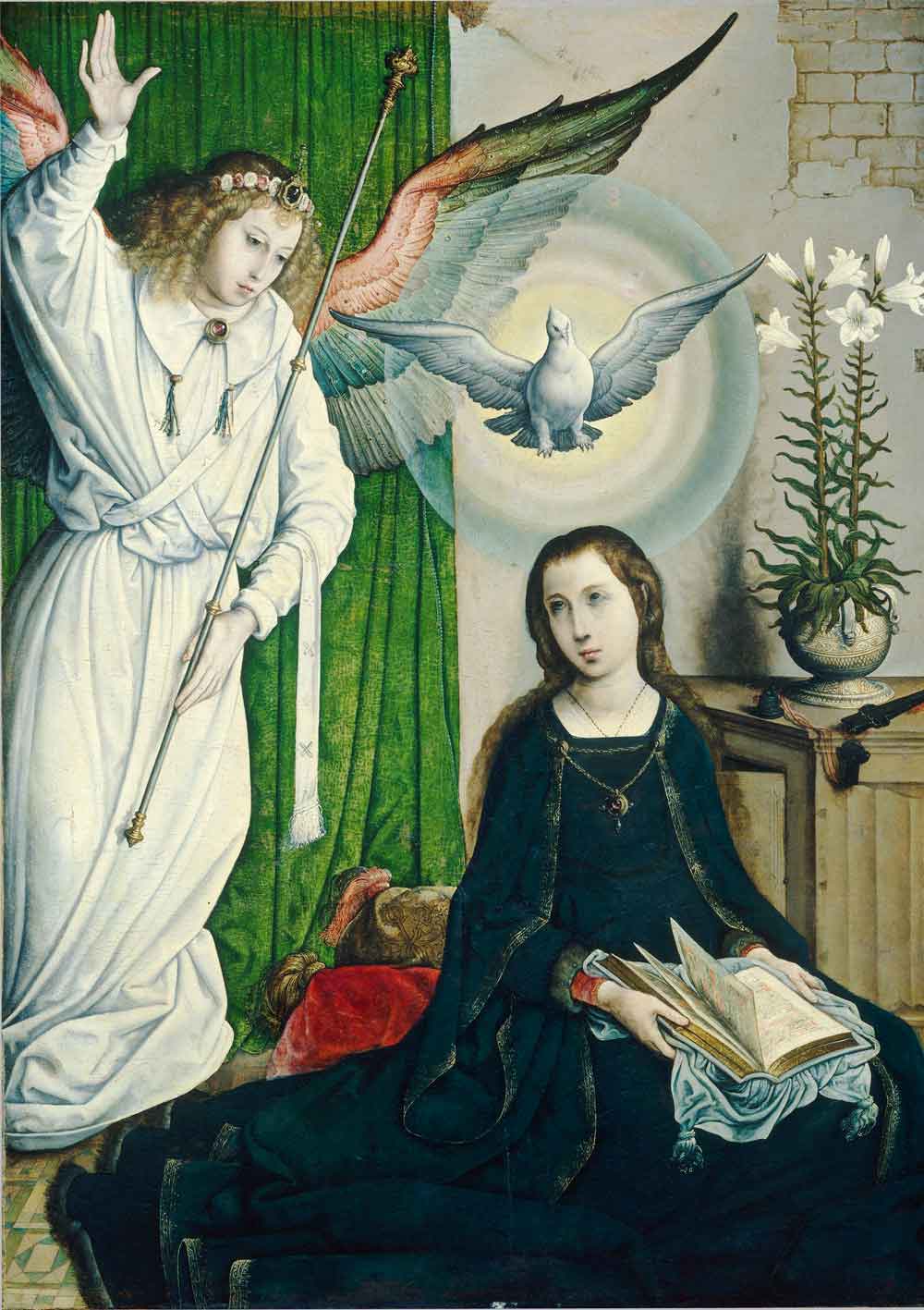 The Annunciation by Juan de Flandes 1519