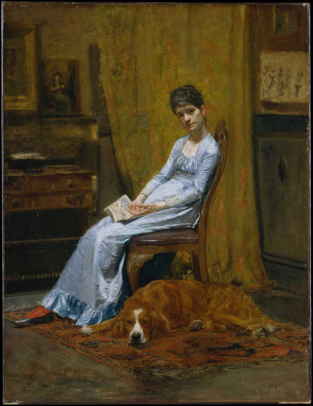 The Artist's Wife by Thomas Eakins 1889