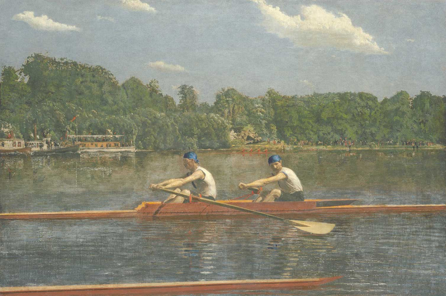 The Biglin Brothers Racing by Thomas Eakins 1872