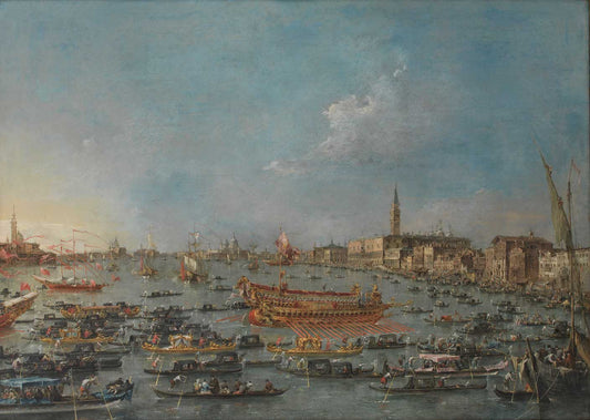 The Bucintoro Festival of Venice by Francesco Guardi 1793