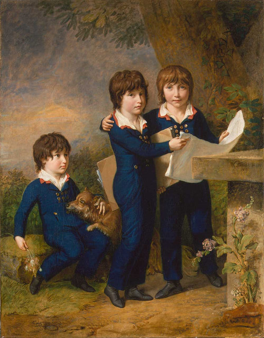 The Children of Martin Heckscher by Johann Tischbein 1805