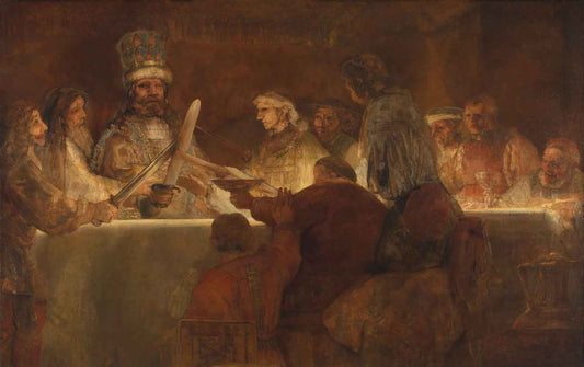 The Conspiracy of the Bataviansk by Rembrandt 1661