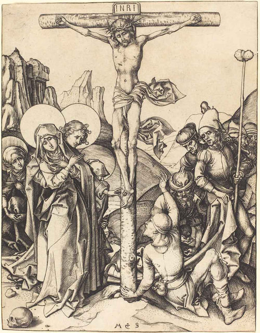 The Crucifixion by Martin Schongauer 1480