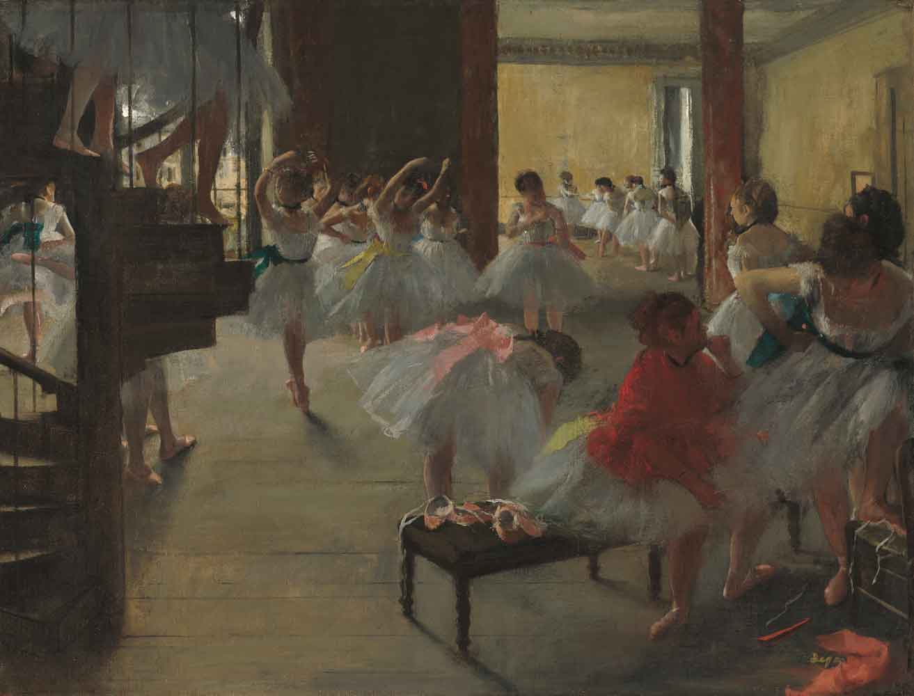 The Dance Class Edgar Degas 1873