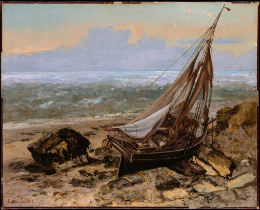 The Fishing Boat by Gustave Courbet 1865