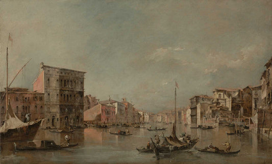 The Grand Canal in Venice by Francesco Guardi 1768