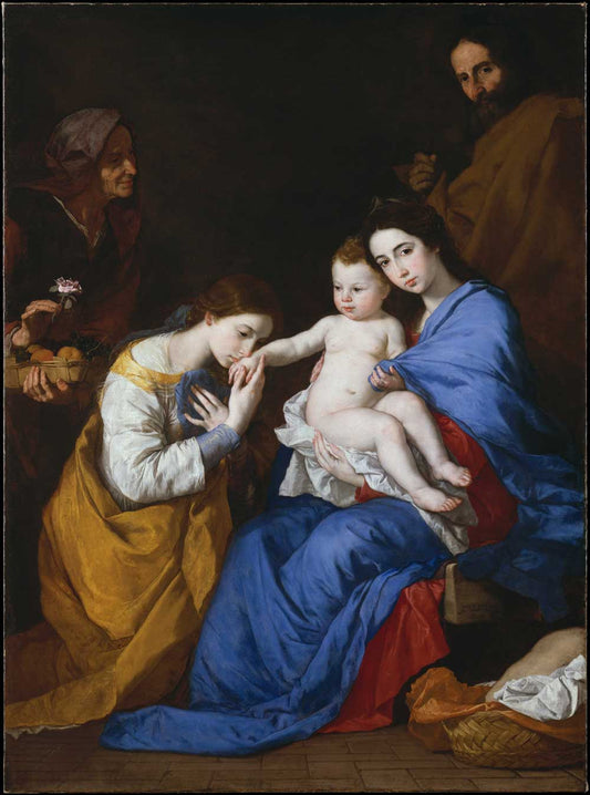 The Holy Family with Saints by Jusepe de Ribera 1648