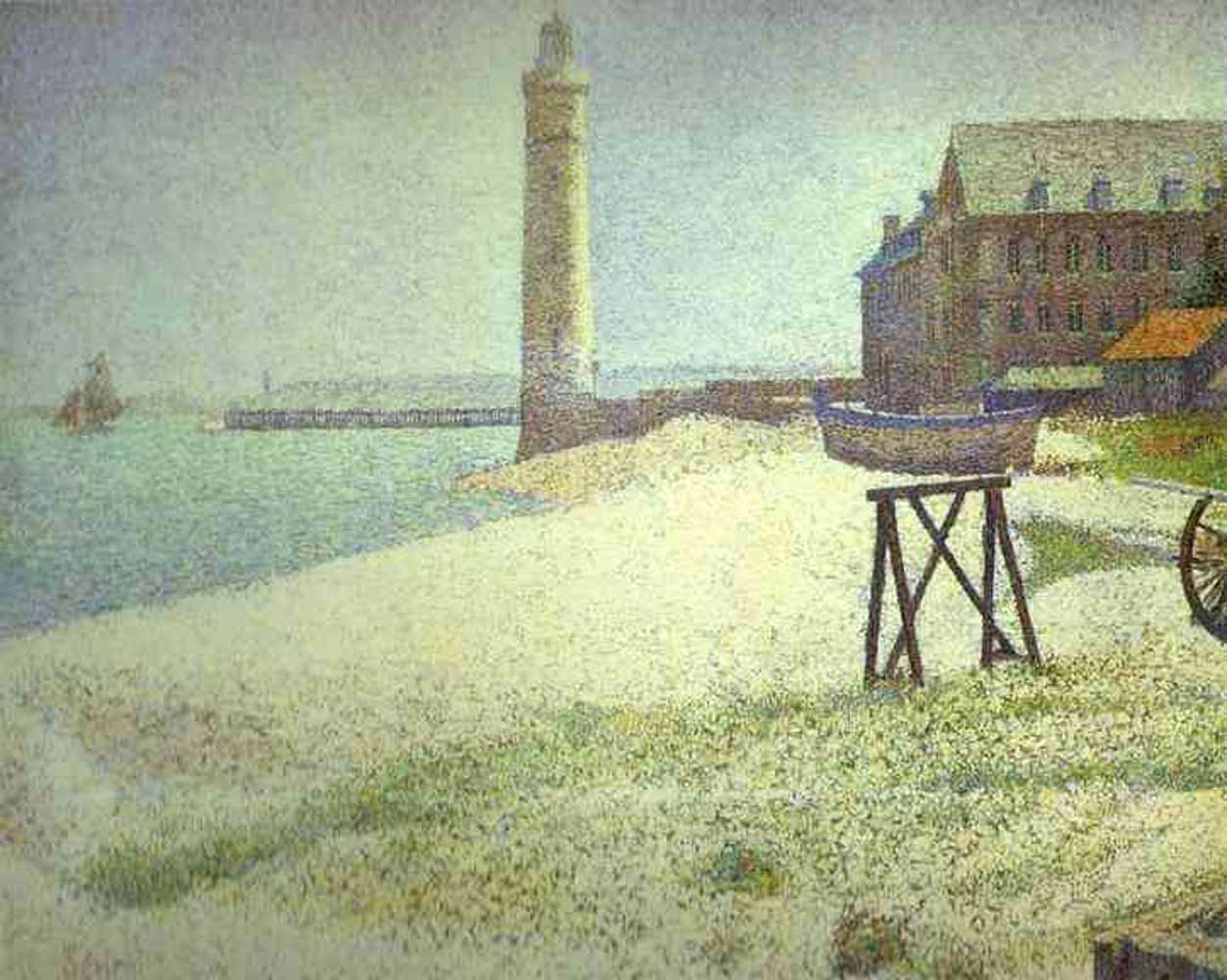 The Lighthouse by Camille Pissarro 1872