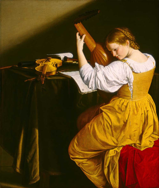 The Lute Player by Orazio Gentileschi 1620