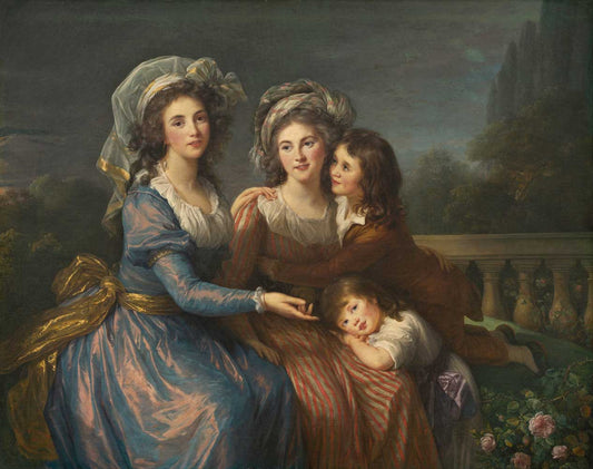 The Marquise de Pezay and de Rougé with sons by Elisabeth Louise Vigée Le Brun 1787