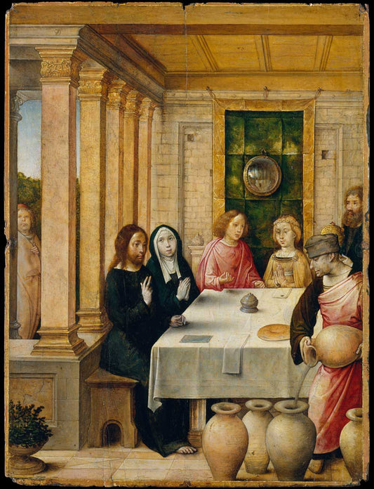 The Marriage Feast at Cana by Juan de Flandes 1504