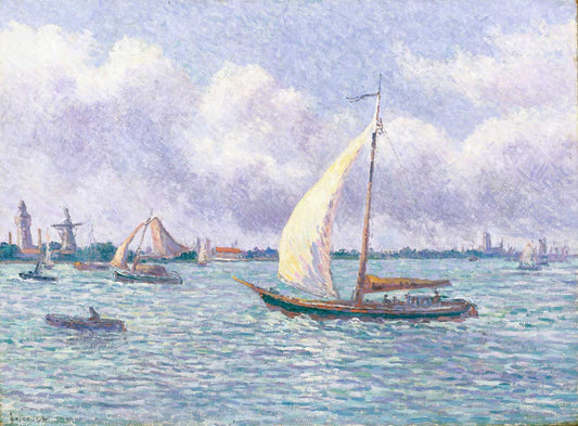 The Meuse by Maximilien Luce 1908