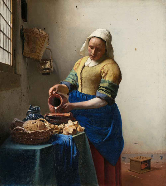 The Milkmaid by Johannes Vermeer 1660