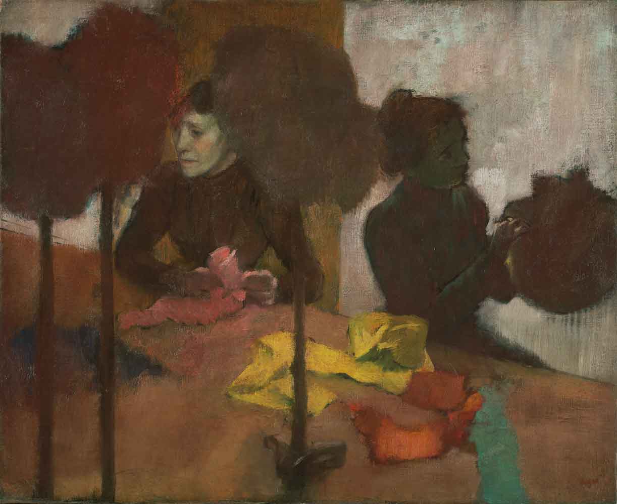 The Milliners by Edgar Degas 1904