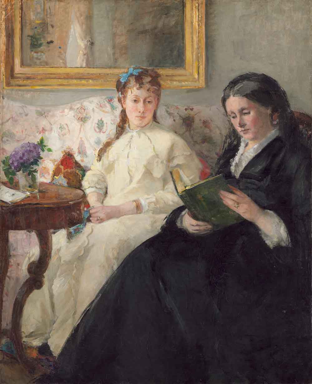 The Mother and Sister of the Artist by Berthe Morisot 1870