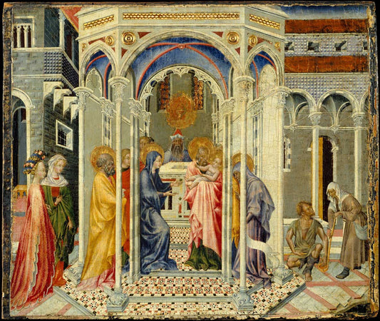 The Presentation of Christ in the Temple by Giovanni di Paolon 1435