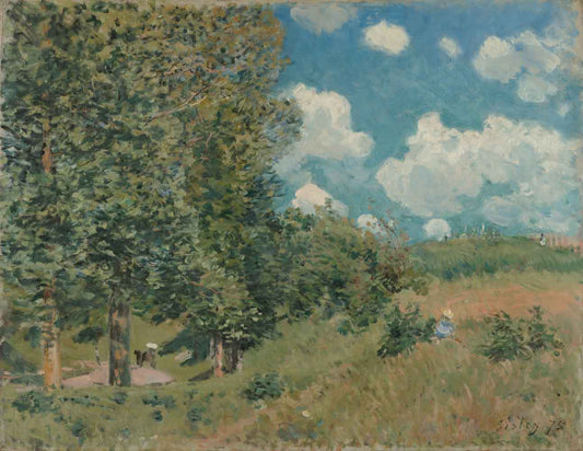 The Road to Saint-Germain by Alfred Sisley 1875