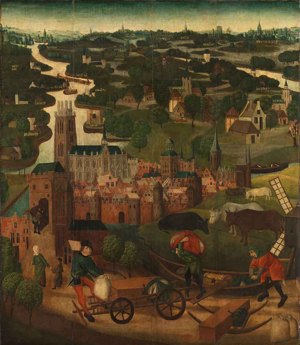 The Saint Elizabeth’s Day Flood,by Master of the St Elizabeth Panels 1490