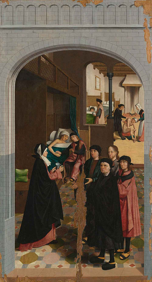 The Seven Works of Mercy (G) by Master of Alkmaar 1504