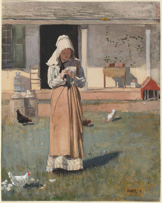 The Sick Chicken by Winslow Homer