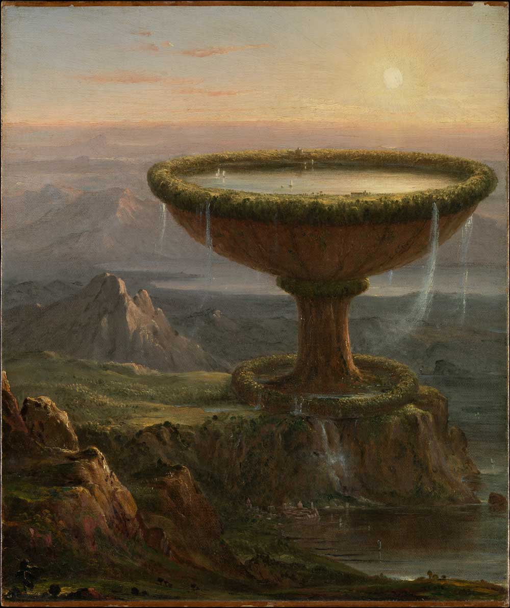 The Titan's Goblet by Thomas Cole 1832