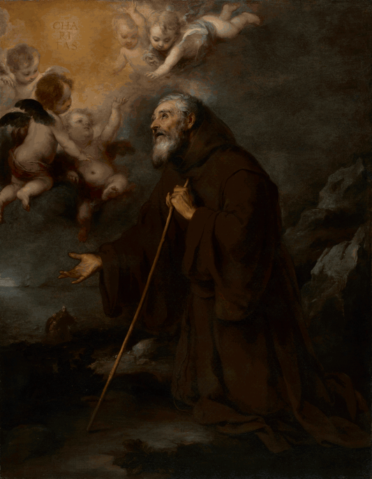 The Vision of Saint Francis of Paola by Barolome Murillo