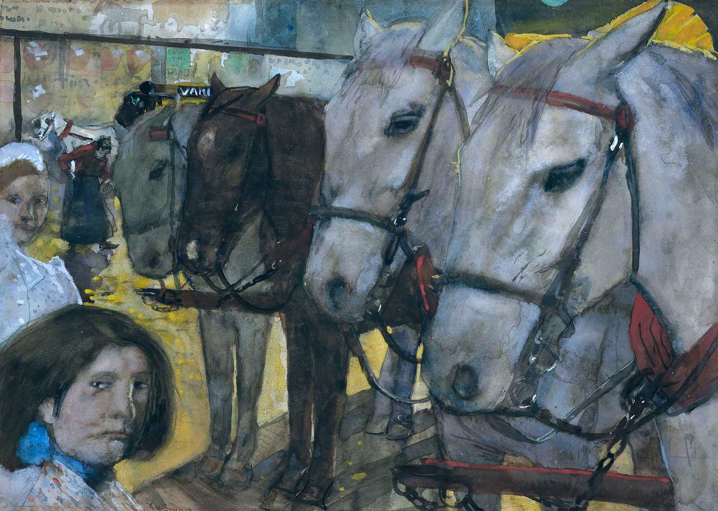 Mules by George Hendrik Breitner 1894