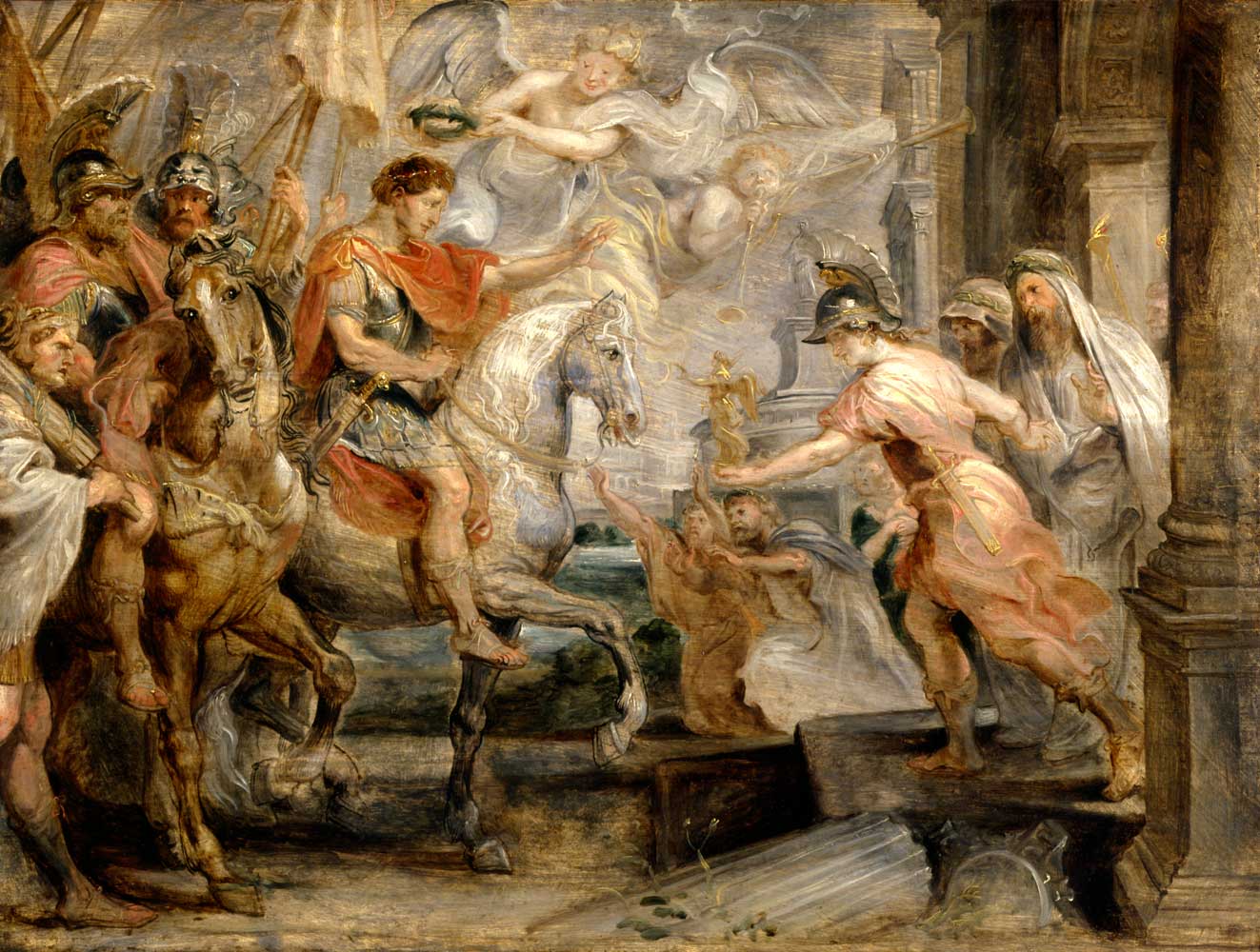 Triumphant Entry of Constantine into Rome by Peter Paul Rubens 1621