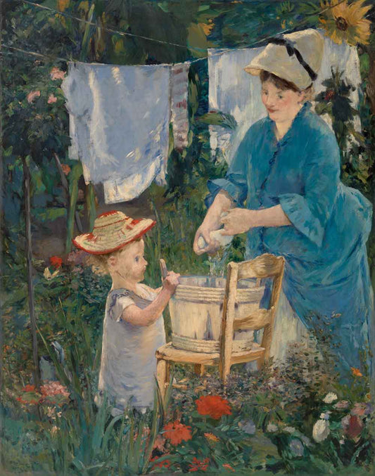 Le Linge by Edourd Manet - 1875