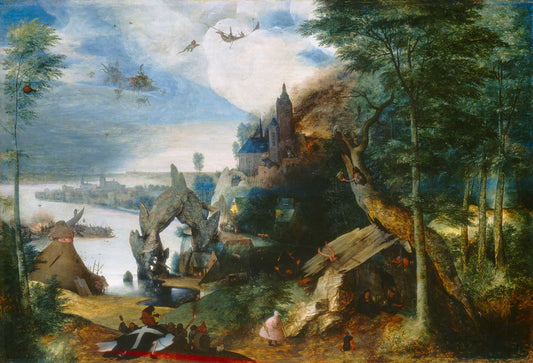 The Temptation of Saint Anthony by Jan Brueghel I 1575