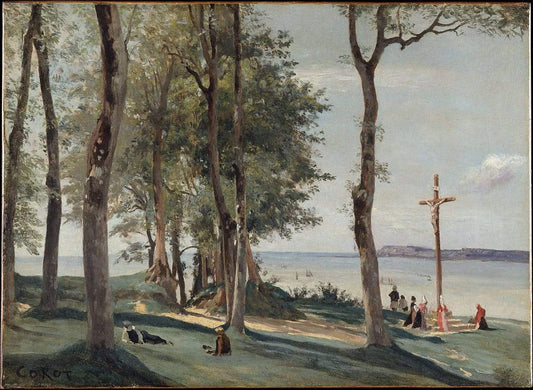 Calvary by Jean-Baptiste-Camille Corot 1830