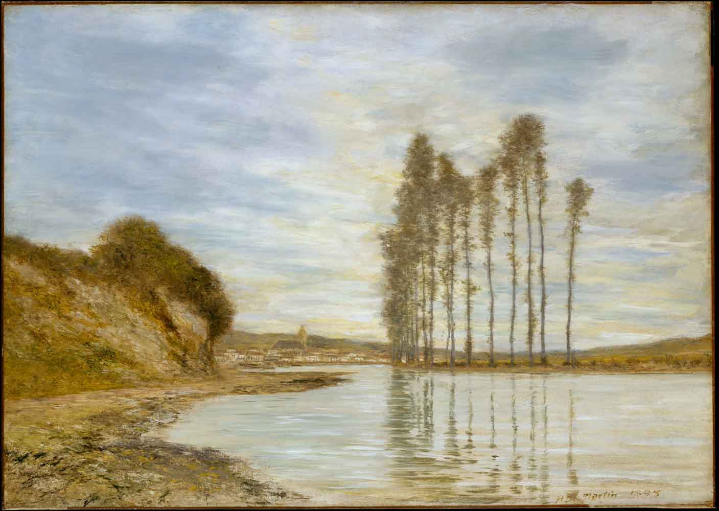 View on the Seine: Harp of the Winds by Homer Dodge Martin 1895