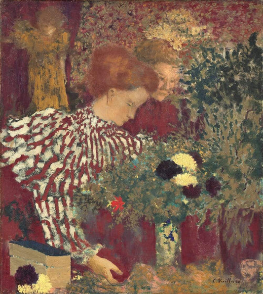 Woman in a Striped Dress by Édouard Vuillard 1895