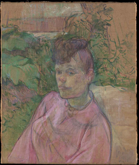 Woman in the Garden of Monsieur Forest by Henri de Toulouse-Lautrec 1891